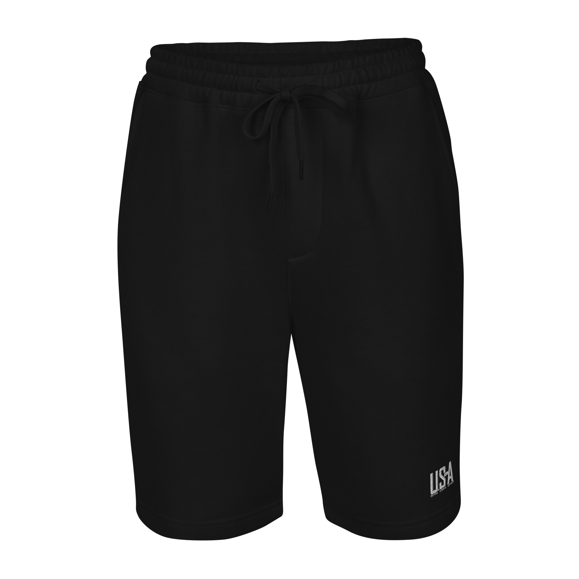 Men's fleece shorts - black